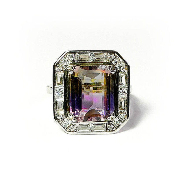 Anillo con amatista