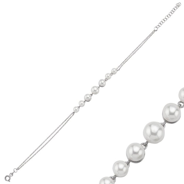 Pulsera con perlas