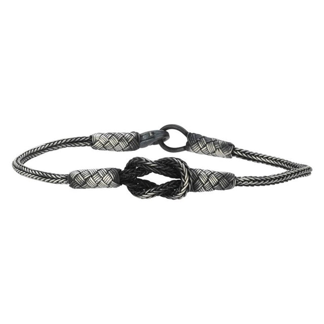 Pulsera tejida oxidada