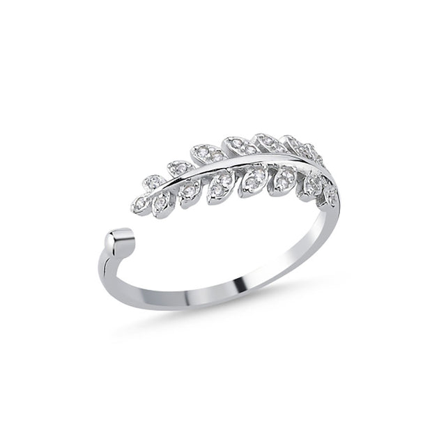 Anillo de hojas