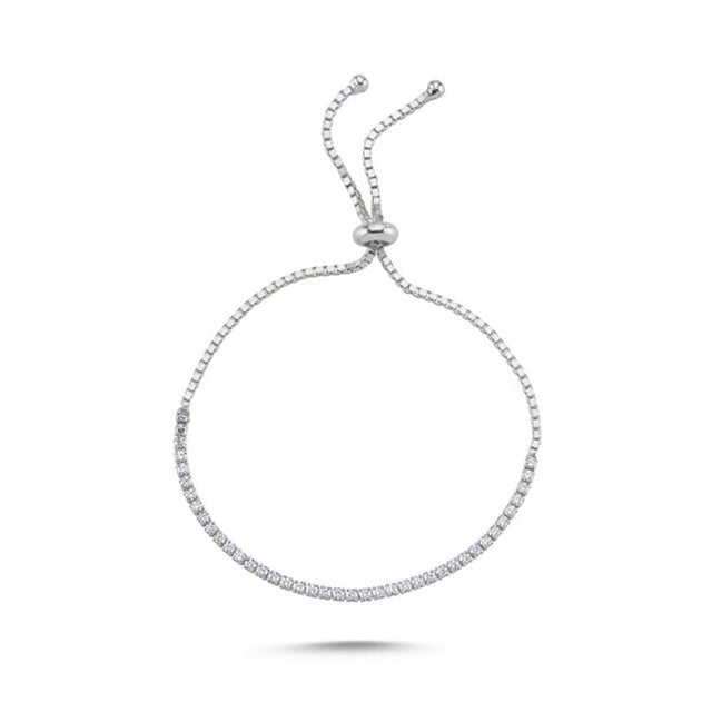 Pulsera ajustable con circonias
