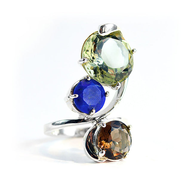 Anillo con piedras semipreciosas