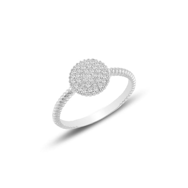 Anillo con circonias