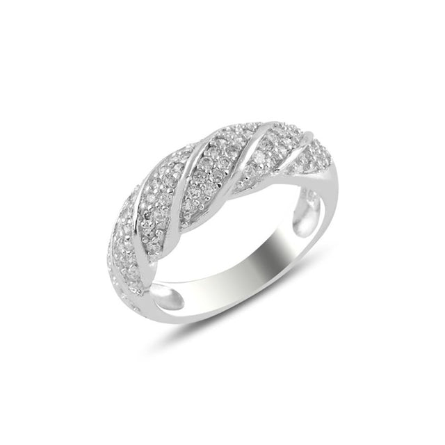 Anillo con circonias