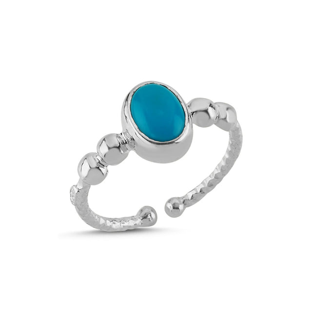 Anillo con turquesa