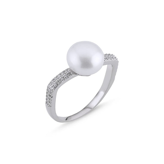 Anillo con perla