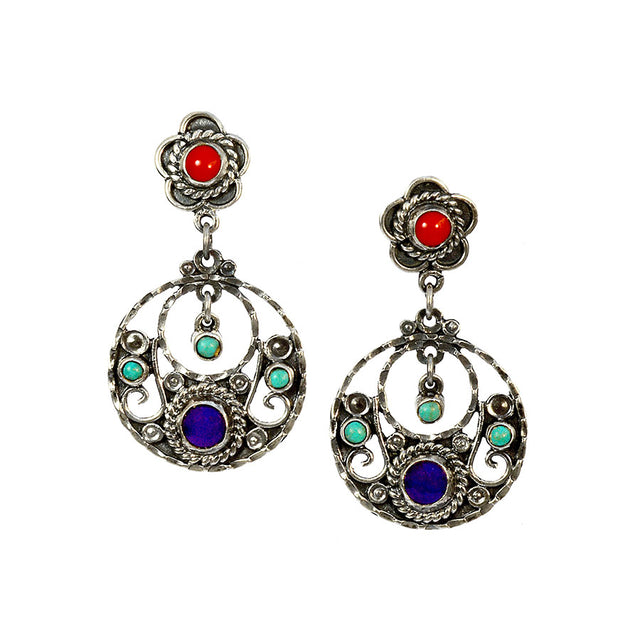 Aretes colgantes estilo antiguo