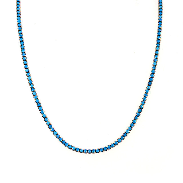 Collar con turquesas