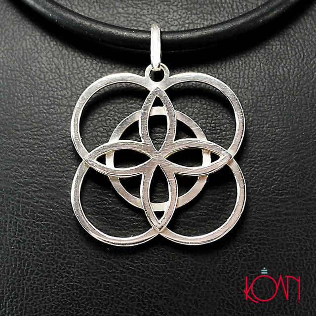 Dije de plata "Cuatro Elementos"