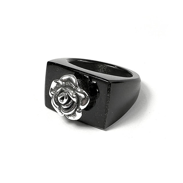 Anillo con rosa